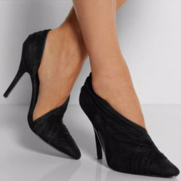 Alexander Wang Marcelia Suede d'Orsay Pump, Black, Size EU 38 / US 7.5 - Picture 9 of 9